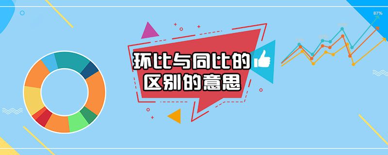 环比与同比的区别的意思
