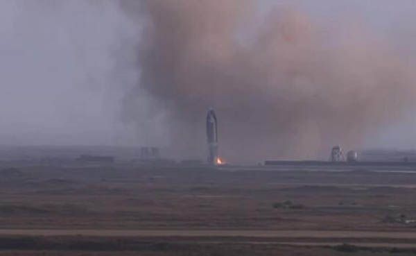 SpaceX原型机着陆数分钟后爆炸   星际飞船SN10试飞成功