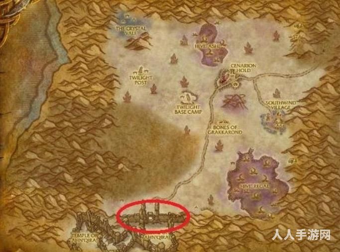 魔兽世界幼年其拉守护者在哪 wow幼年其拉守护者坐标位置一览