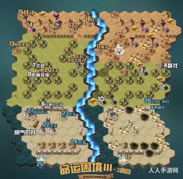 命运困境3攻略路线图 全宝箱收集关卡通关流程攻略