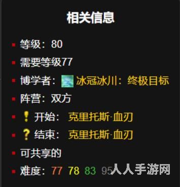 魔兽世界冰冠冰川140个任务怎么做 魔兽世界冰冠冰川140个任务介绍