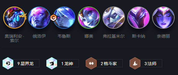 云顶之弈S7星界龙最强阵容推荐  星界龙装备搭配及符文推荐