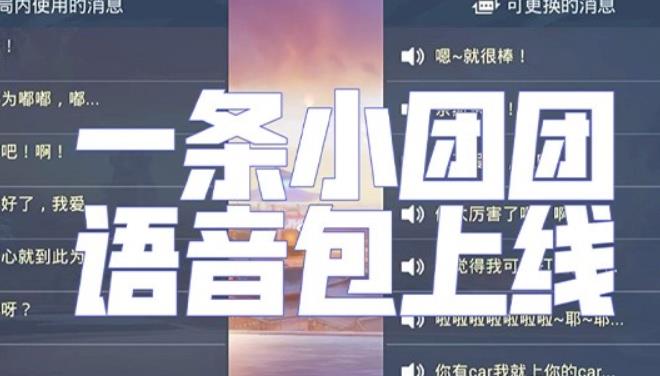和平精英小团团语音包怎么设置 和平精英小团团语言包设置方法