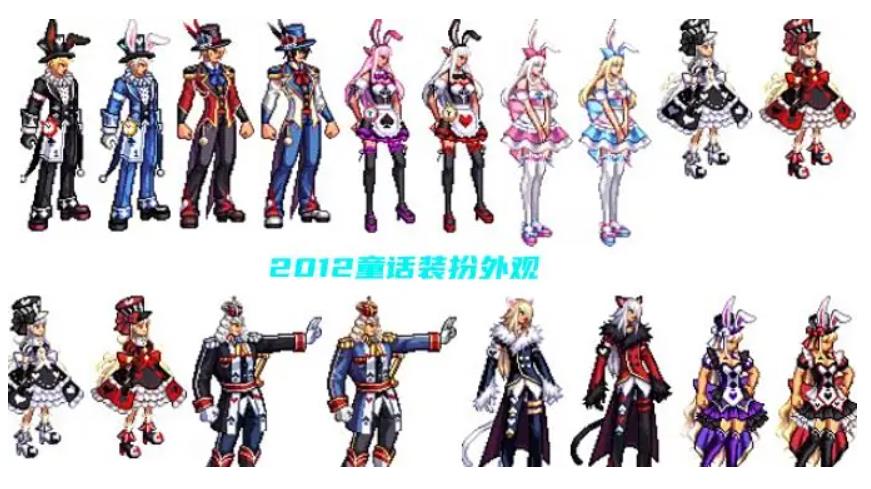 dnf2012童话装扮外观有哪些 dnf全职业2012童话套外观一览