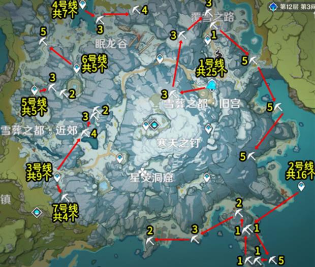 星银矿石都分布在哪些地方 星银矿石位置分布图一览