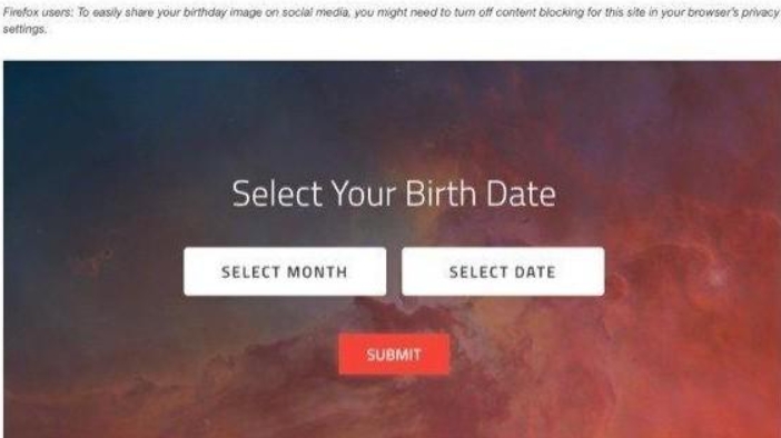 nasa你生日那天的宇宙怎么查 NASA你生日那天的宇宙查询入口