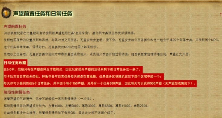 魔兽世界神盾守备军声望如何迅速提升 魔兽世界神盾守备军声望刷取攻略