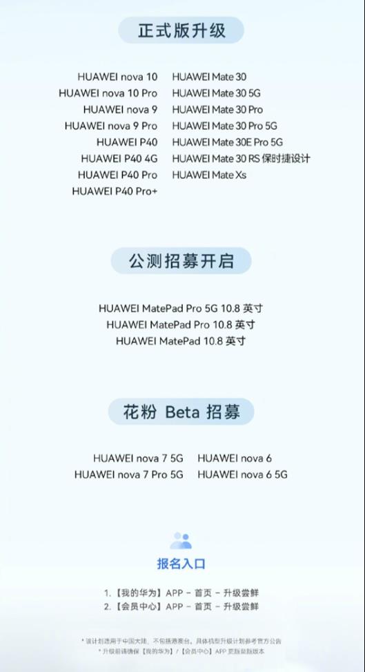 鸿蒙系统3.0升级名单有哪些 鸿蒙系统3.0最新升级名单一览