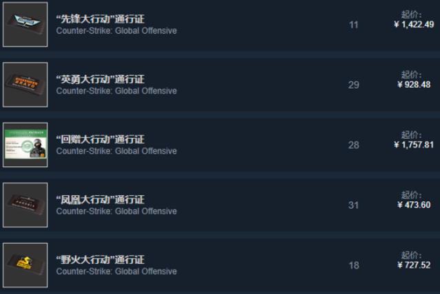 csgo大行动大概多久一次 csgo大行动持续时间介绍