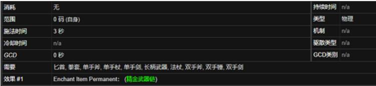 魔兽世界精金武器链有什么作用 魔兽世界精金武器链作用攻略