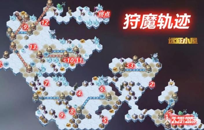 剑与远征狩魔轨迹怎么过 剑与远征狩魔轨迹攻略路线图攻略