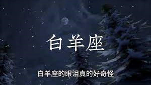 白羊男眼睛一直看着你说明什么