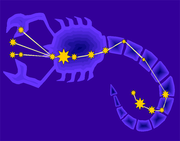 天蝎座的标志图案 天蝎座的图案
