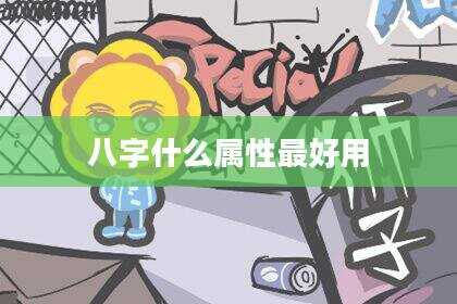 八字什么属性最好用