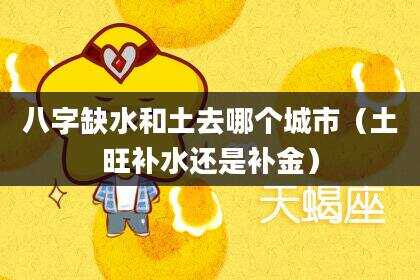 八字缺水和土去哪个城市（土旺补水还是补金）