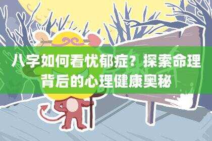 八字如何看忧郁症？探索命理背后的心理健康奥秘