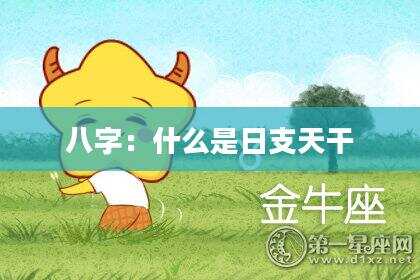 八字：什么是日支天干