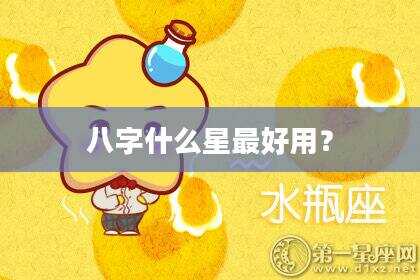 八字什么星最好用？