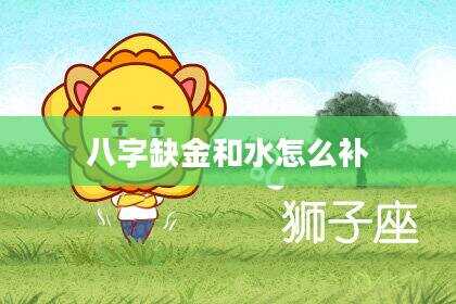 八字缺金和水怎么补