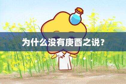 为什么没有庚酉之说？