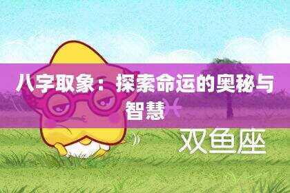 八字取象：探索命运的奥秘与智慧