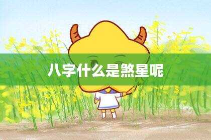 八字什么是煞星呢
