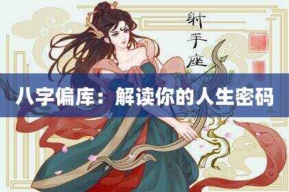 八字偏库：解读你的人生密码