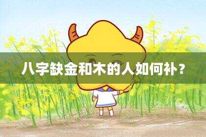 八字缺金和木的人如何补？