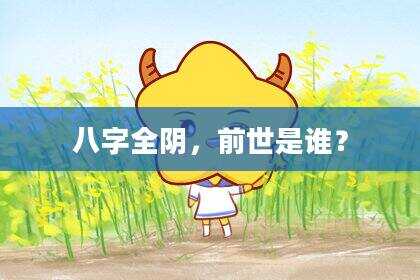 八字全阴，前世是谁？
