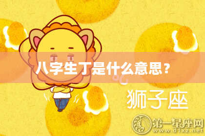 八字生丁是什么意思？