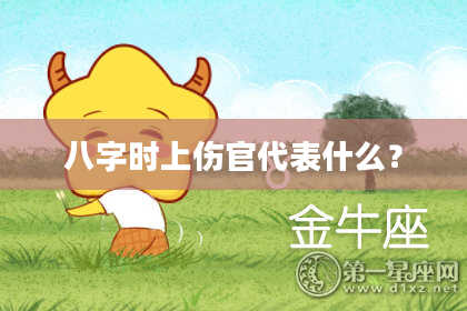 八字时上伤官代表什么？