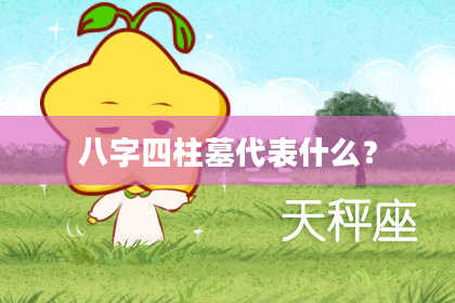 八字四柱墓代表什么？
