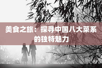美食之旅：探寻中国八大菜系的独特魅力