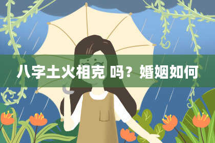八字土火相克 吗？婚姻如何